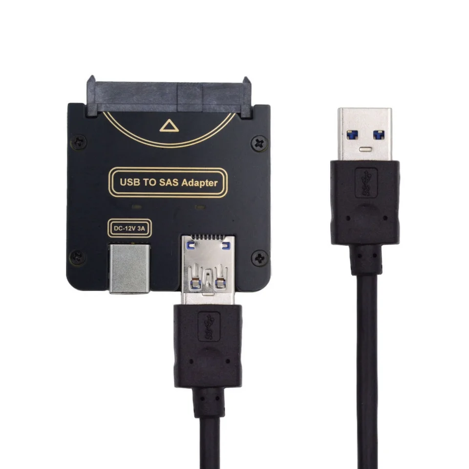 Xiwai SAS 29ピン SFF-8482 - USB 3.0アダプター ハードディスク