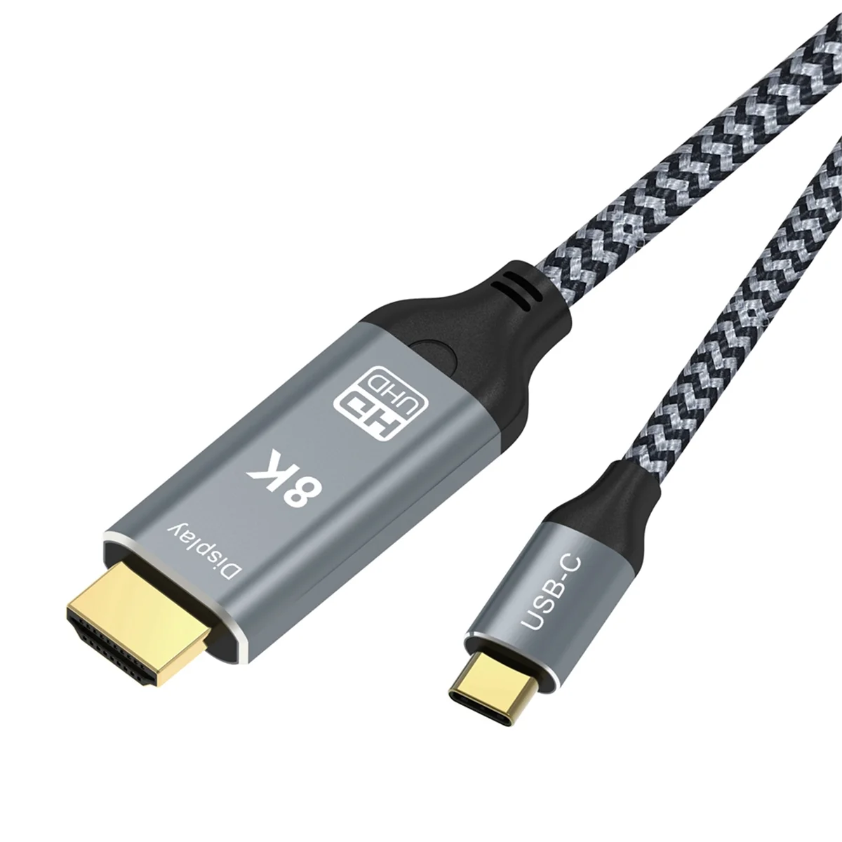 

1M Type C to HDMI-Compatible Adapter, 8K 60HZ USB C to HDMI-Compatible Adapter Support 48Gbps Transfer Rate