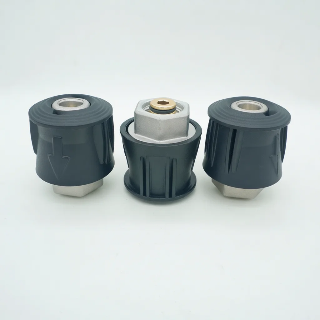 High Pressure Washer Adapter M22 14mm Fitting Connector For Car Cleaner Hose Spray Attachment Durable Metal Garden Tool