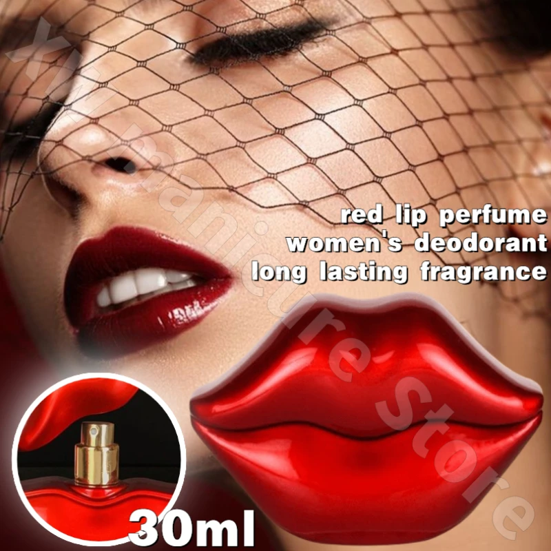 Red Lips Intense Perfume 30ml Women's Fragrance Long-lasting Light Fragrance Antiperspirant Covering Odor Women's Perfume