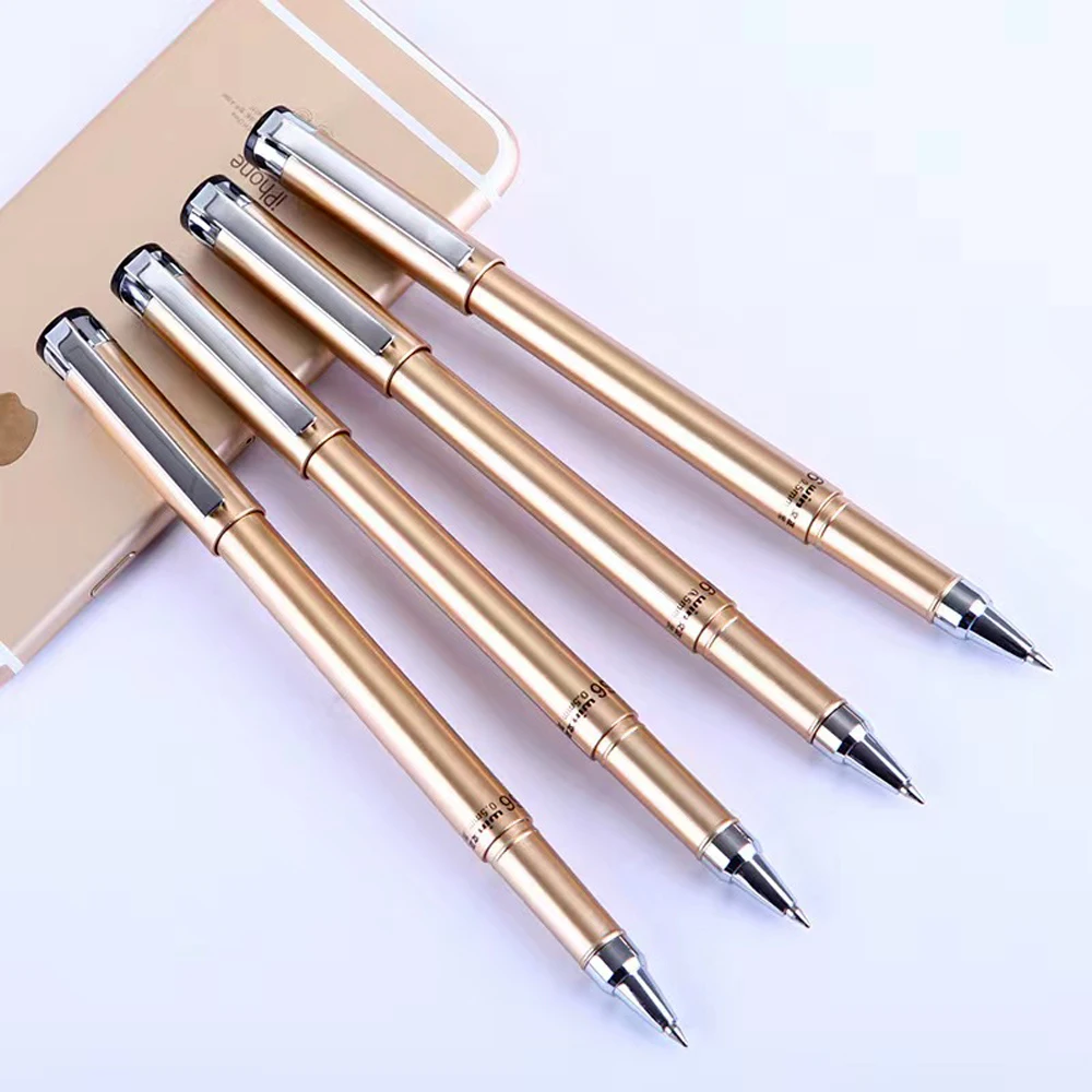 3+30Pcs 0.5mm Gel Pen Neutral High Capacity Black Blue Red Replaceable Pen Ink Writing Ballpen Office/School Stationery