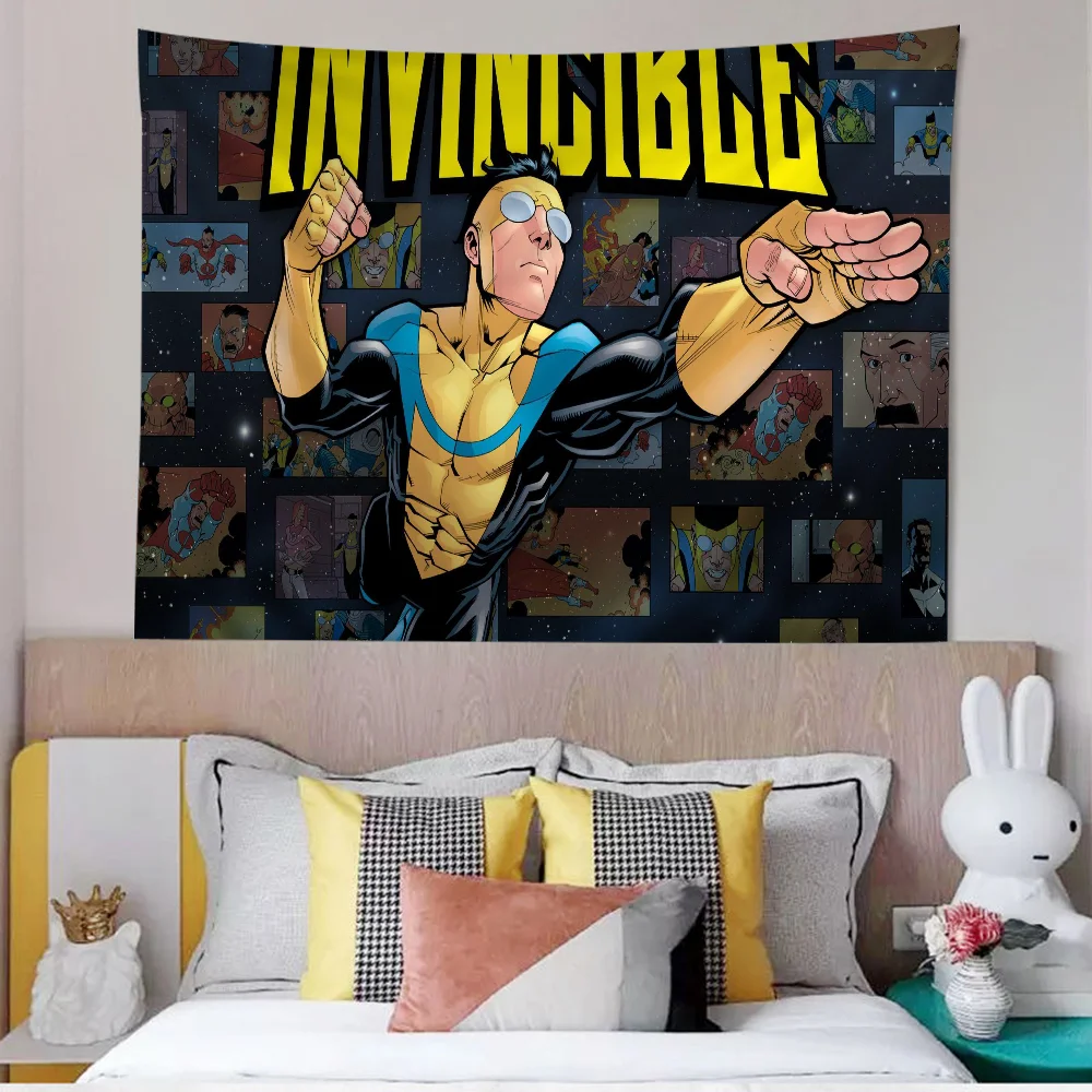 I-Invincible Hanging Bohemian Tapestry Hanging Tarot Hippie Wall Rugs Dorm Japanese Tapestry