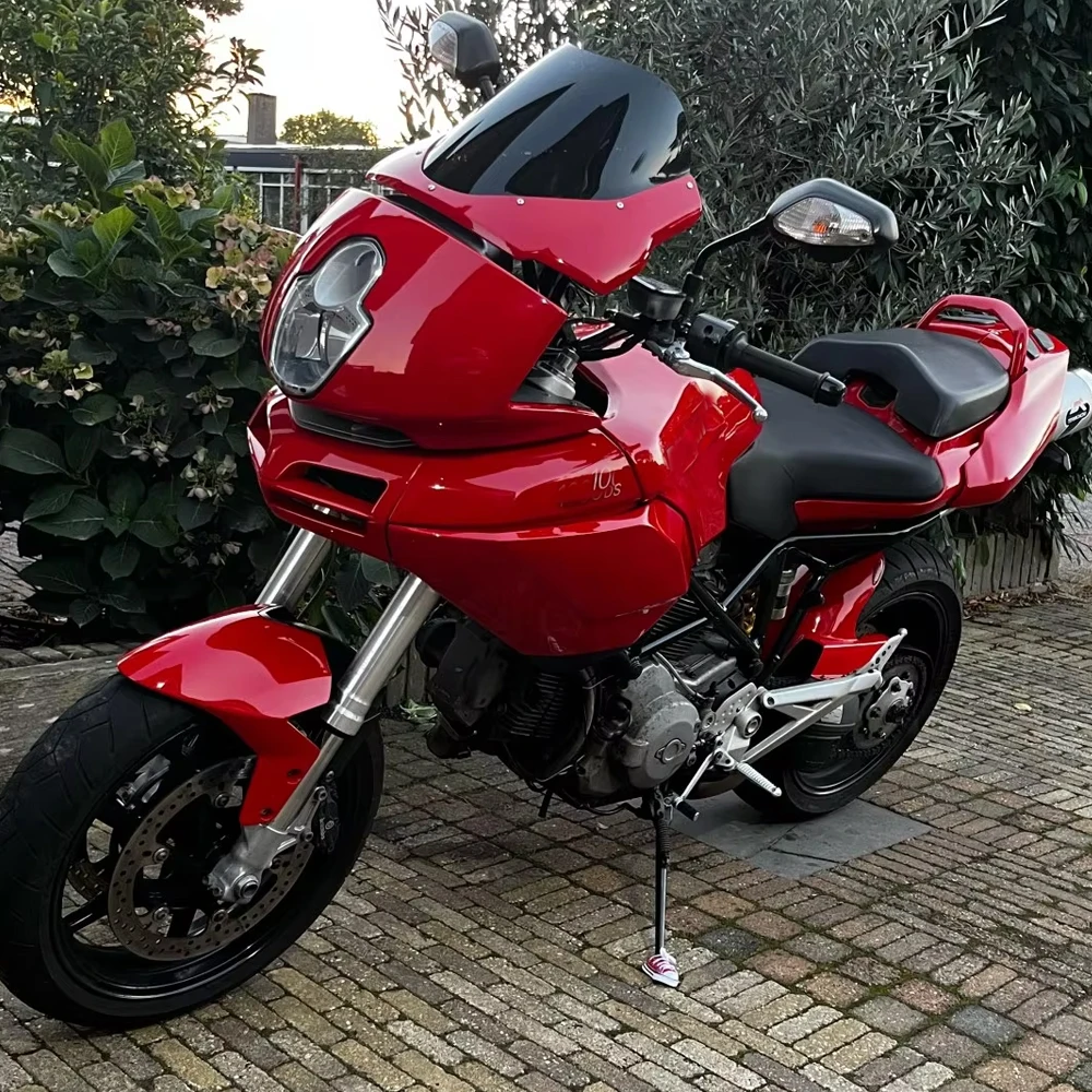 For Multistrada 620 Windscreen Motorcycle Windshield Front Glass Visor Wind Deflector 1000DS 1000 2004 2005 2006 2007 2008 2009