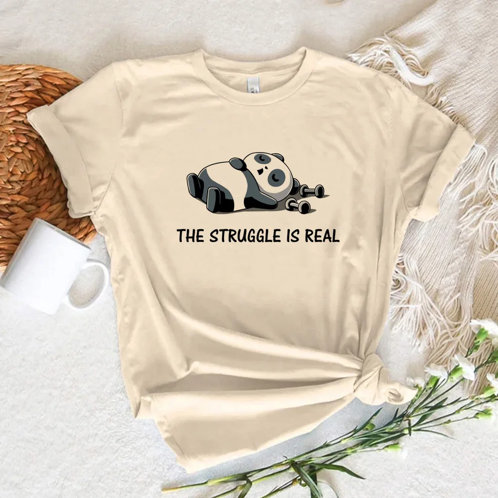 Panda Tee women Japanese anime comic t-shirts female designer y2k streetwear clothes