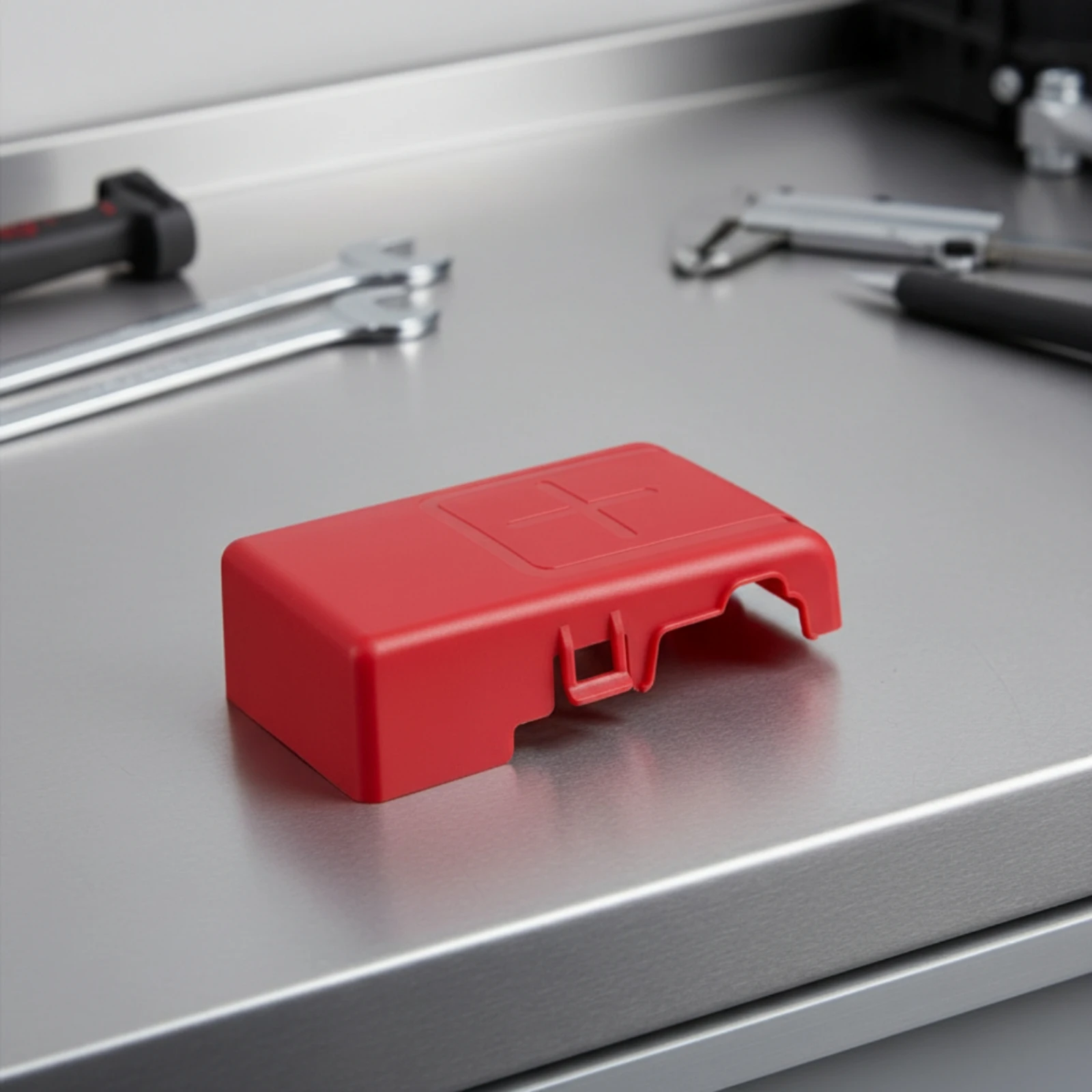 Battery Terminal Cover Insulating Battery Clamp Cover Distribution Terminal Cap Universal Rigid for Car Owners, Workshop Repairs