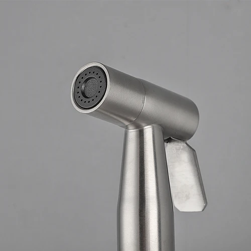 Imagen 2 del producto ULA-grifo de bidé de acero inoxidable cepillado, mezclador de bidé portátil, juego de válvula de baño de agua fría y caliente, ducha higiénica