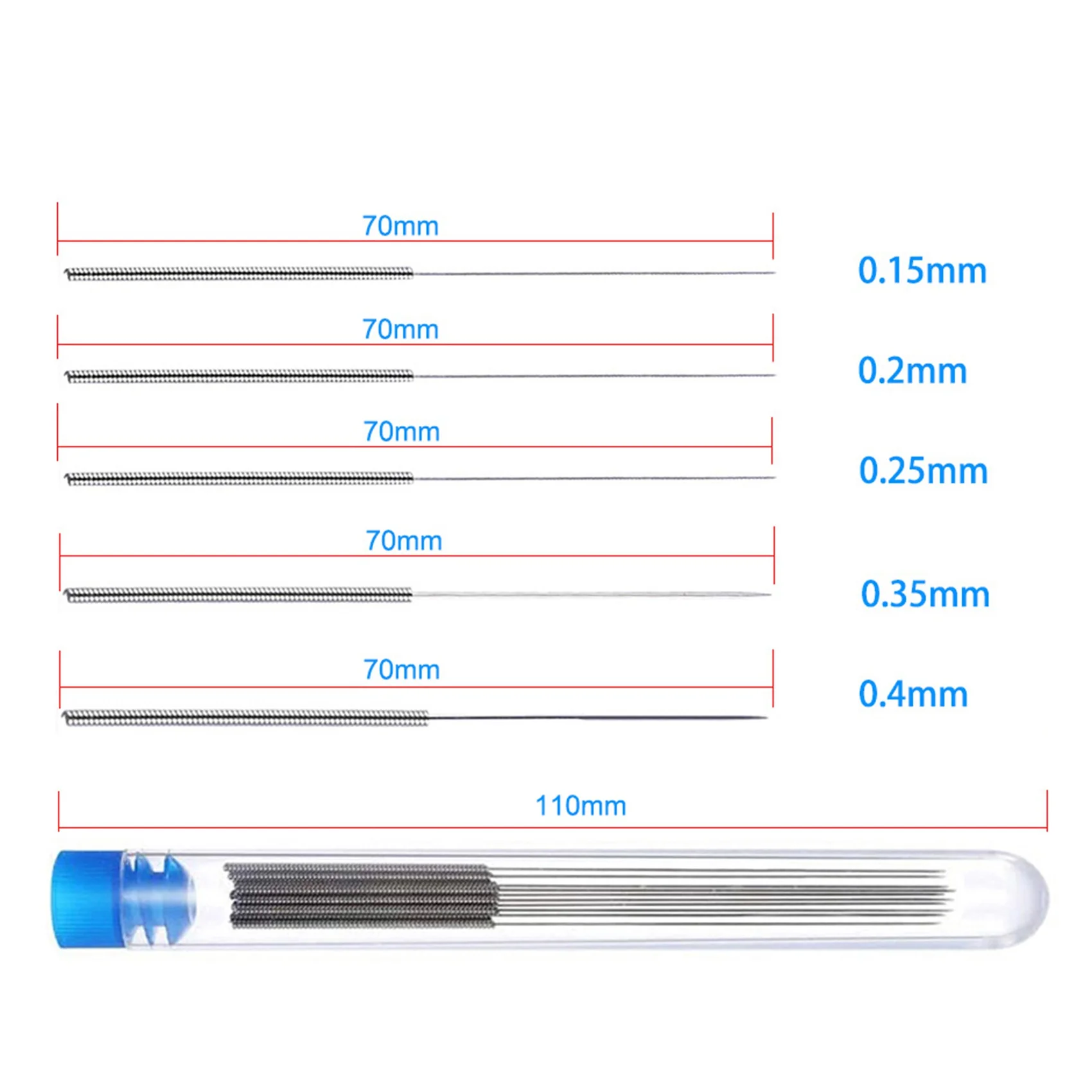 Happy New- 30Pcs 3D Printer Parts Bendable Nozzle Cleaner Hotend Cleaning Needle Drill Bit Brush Tweezers Tool Kit For CR10 Ende