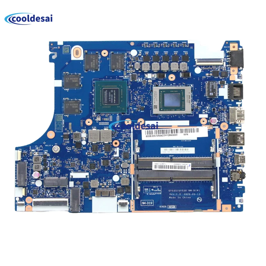 

For Lenovo ideapad Gaming 3-15ARH05 Motherboard Laptop Motherboard NM-D191 W AMD CPU /R5-4600H/R7-4800H and GPU GTX1650_4G