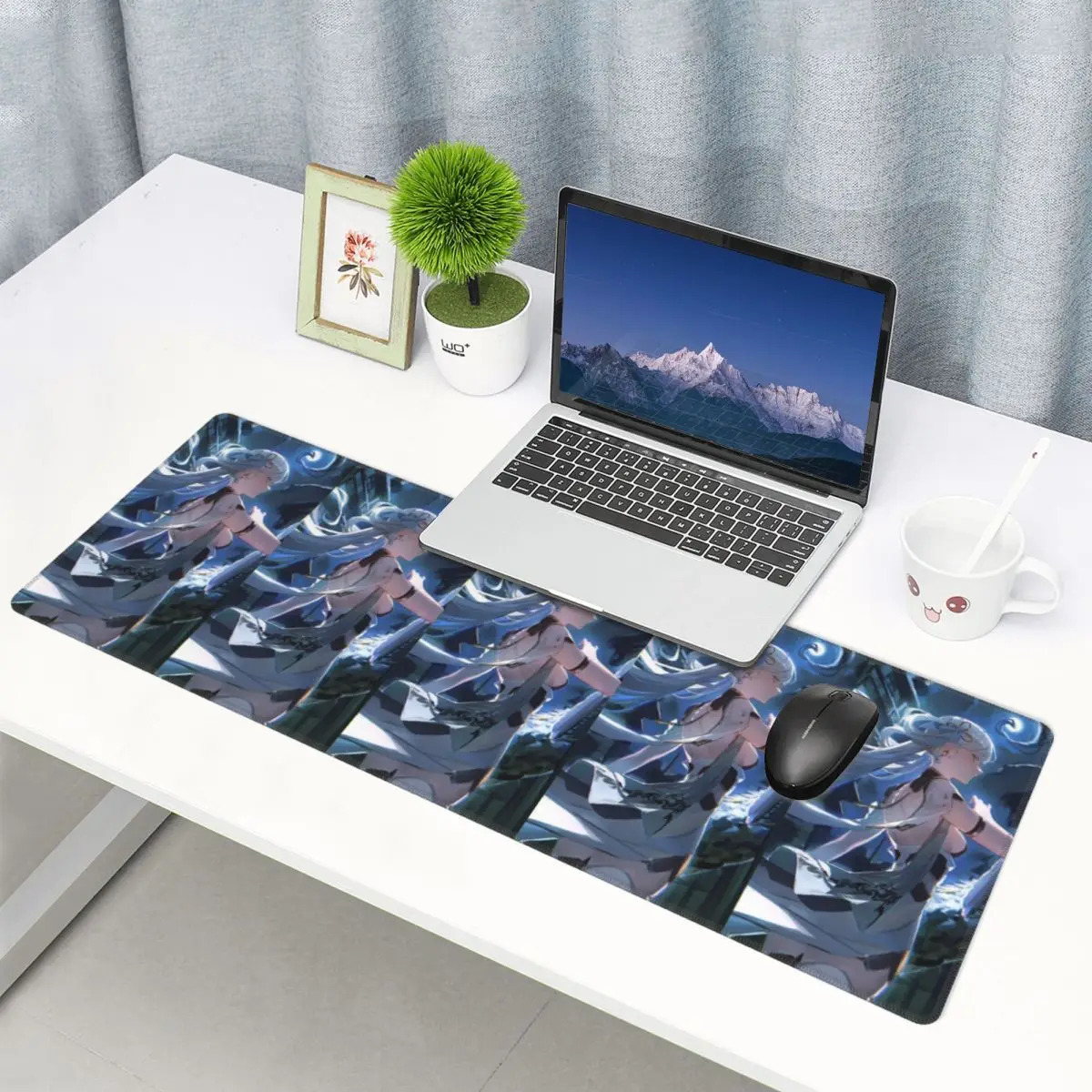 Large Mouse Pad Jinhsi Wuthering Waves Gamer PC Laptop Mats Keyboard Carpet Computer Gaming Office Accessories Desk Mat
