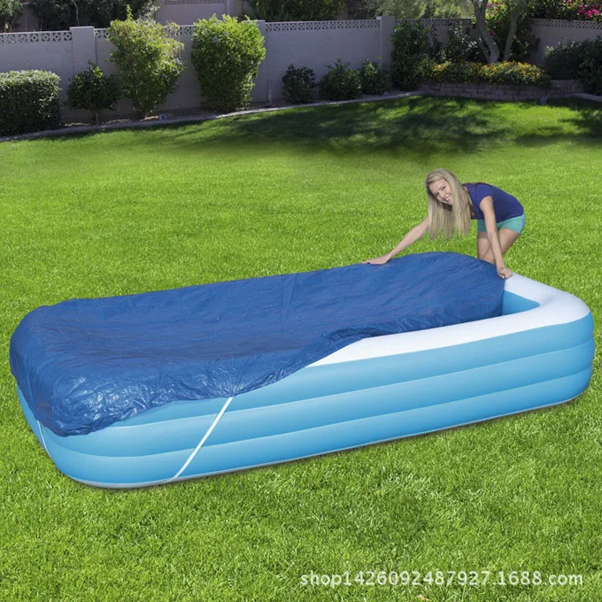 Pool Cover Square Dust Cover Thickened For Bestway 305x183cm