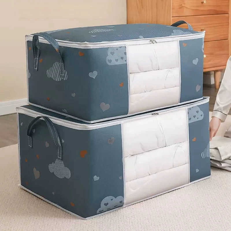 Storage Bag, Clothes Storage Comforter Storage Bag,For Organizing Bedroom Closet Clothing Comforter Sweater