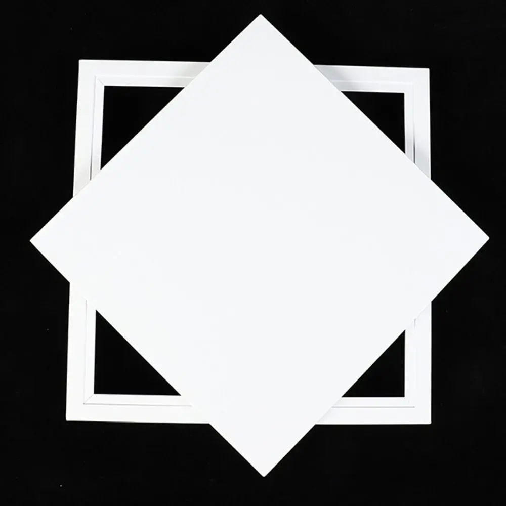Aluminum Alloy Access Panel Opening Flush Removable Inspection Hole Inspection Port Easy-Snap Wall Ceiling Hole Cover Universal