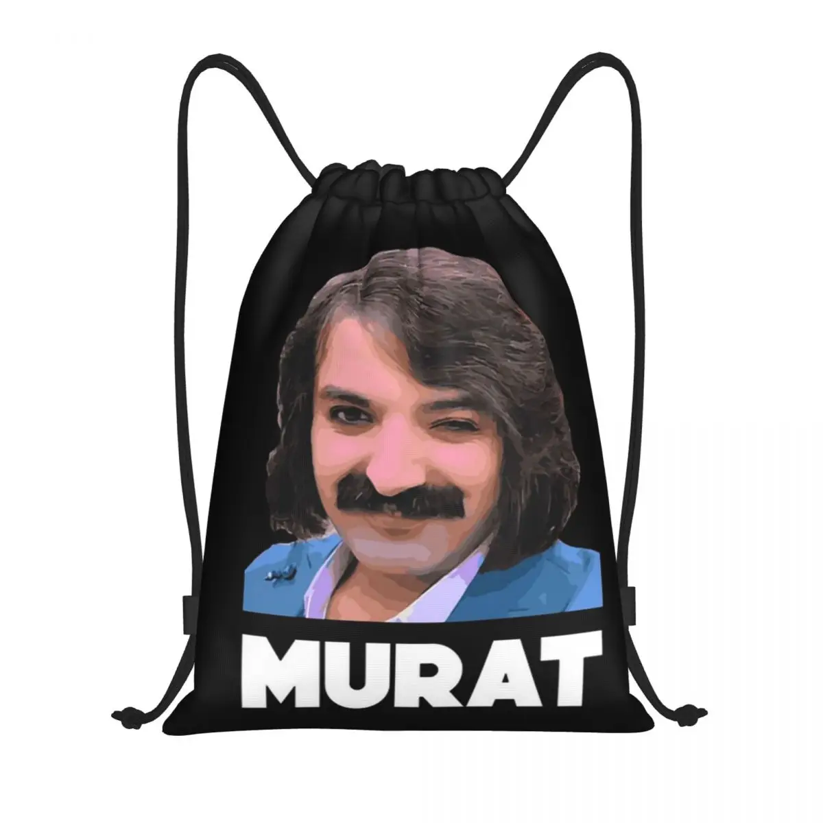 

Murat Erdem Erdemin Turkish Winker Backpacks Fashion Drawstring Bundle Pocket Sports Bag Book Bags for Man Woman Students