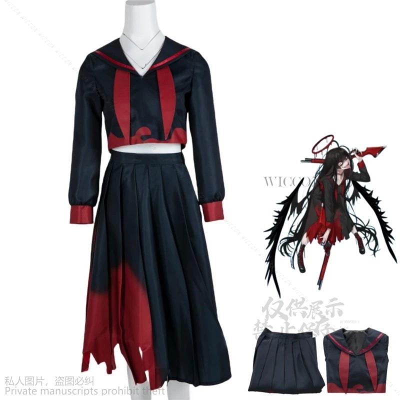 Anime Game Blue Archive Kenzaki Tsurugi Cosplay Costume Project MX Japan South Korea JK Uniform Skirt Woman Sexy Halloween Suit