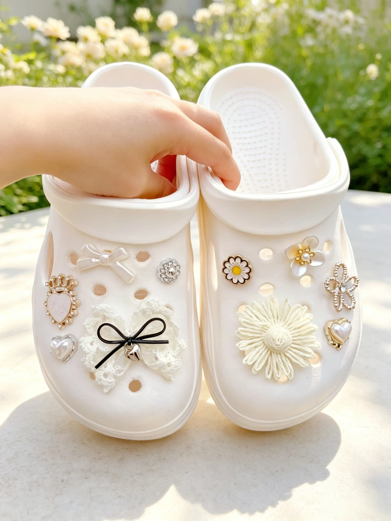 10-piece shoe decoration DIY casual shoe decoration - An interesting and versatile way to personalize your footwear
