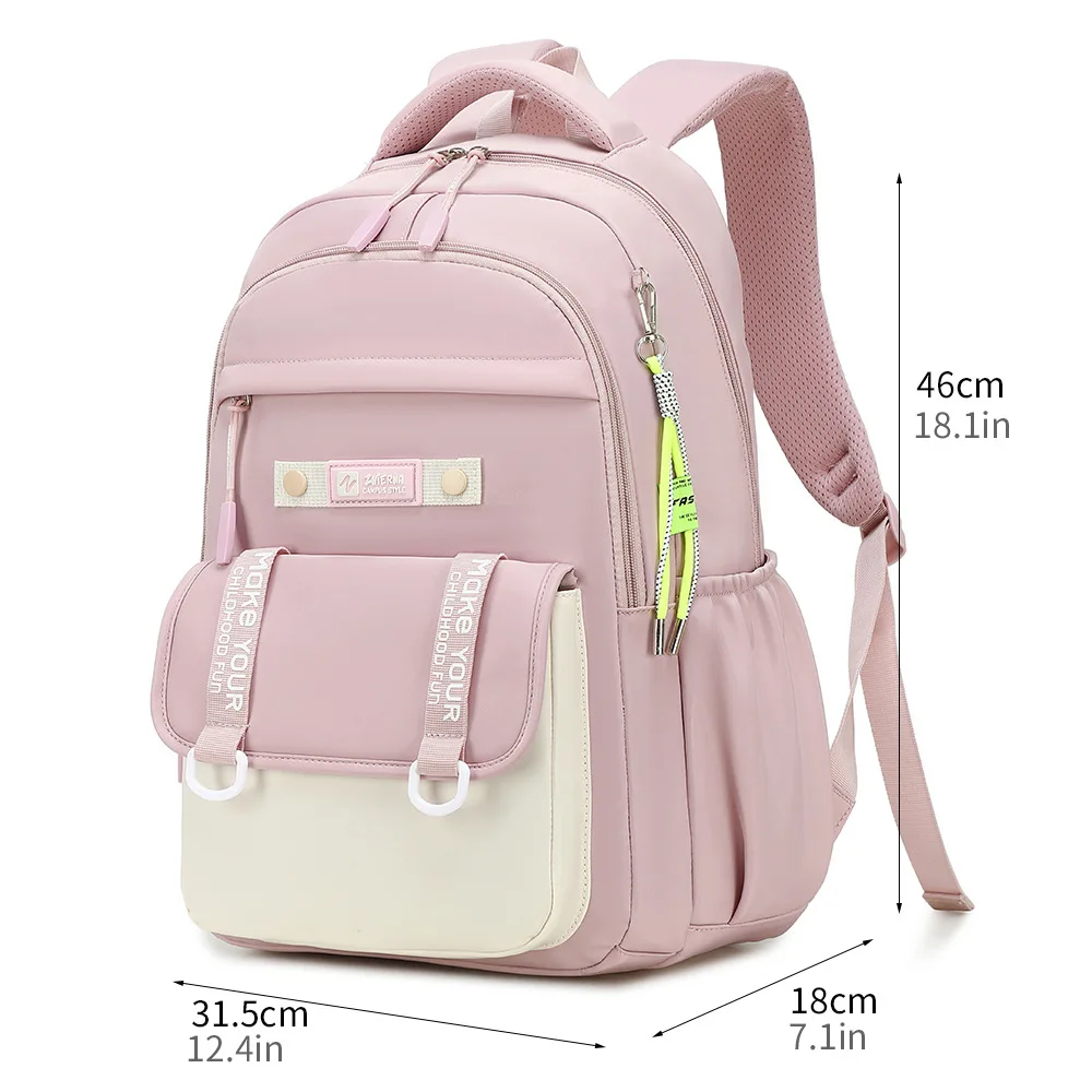 School bag For Teenagers Girls Children Students Backpack Kawaii Waterproof Schoolbag Large Capacity Travel Backpack Book Bag