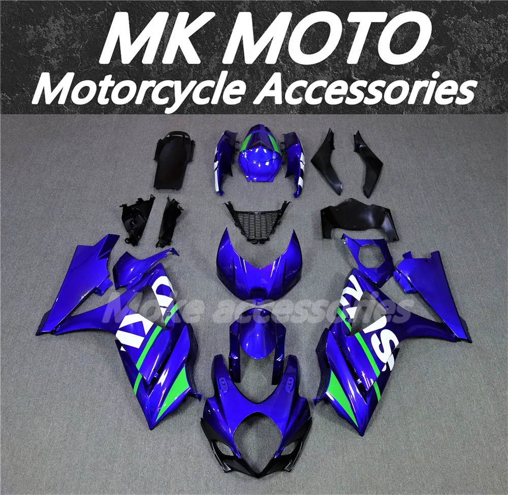 

Moke moto Motorcycle Fairings Kit Fit For Gsxr1000 2007-2008 Bodywork Set High Quality ABS Injection Blue White