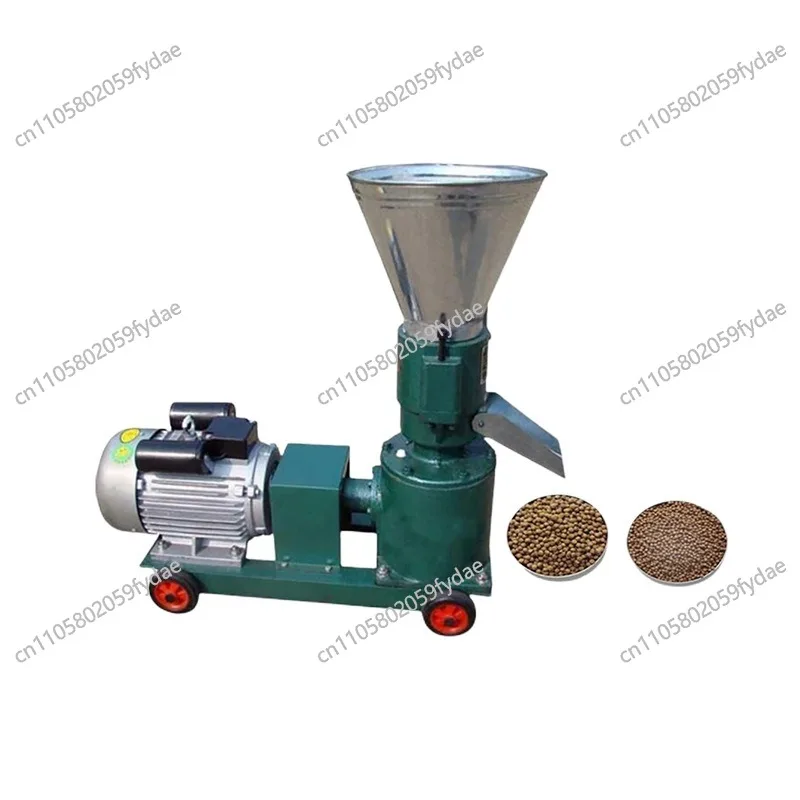 220V/380V 100kg/h-200kg/h Pellet Mill Multi-function Feed Food Pellet Making Machine Household Animal Feed Granulator KL-150