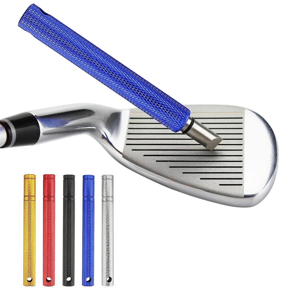Golf-Schläger-Rillenschärfwerkzeug in 4 Farben, Golf-Rillenschärfer für Wedges, U- und V-förmiger Quadratischer Regroover, Klingenreinigungswerkzeug Zubehör – Detail 1