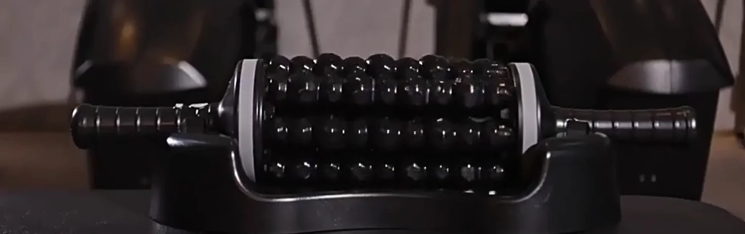 Electric Muscle Roller Massager Back Plantar Fascia Gun Leg Rolling Relaxation Tool for Deep Tissue Therapy