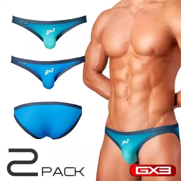 

Сексуальные трусы-бикини с низкой талией Spor Qui Dry Elastic GX3 Blue Series Нижнее белье для молодых мужчин U ape Design Home Cl...