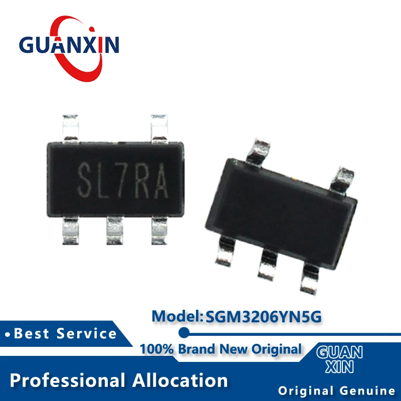 

100% New Electronic SGM3206YN5G SGM3206YN5G/TR Marking SL7RA SOT-23-5 SGM3206