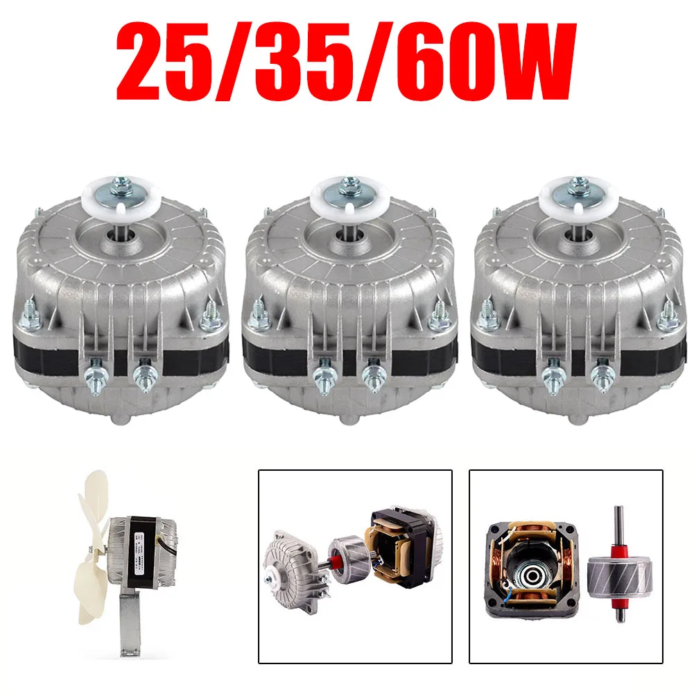 25W 35W 60W Refrigeration Condenser Fan Motor Freezer Refrigerator Fan Motor Replacement Parts Home Improvement Tools Accessory