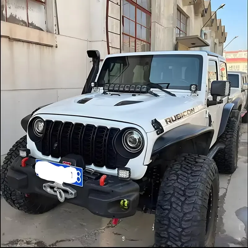 Wrangler Grille for 07-17 for Jeep Wrangler JK 24 Grille Front Face Changed to JL24 Exterior Accessory Applicable for Jk view 4