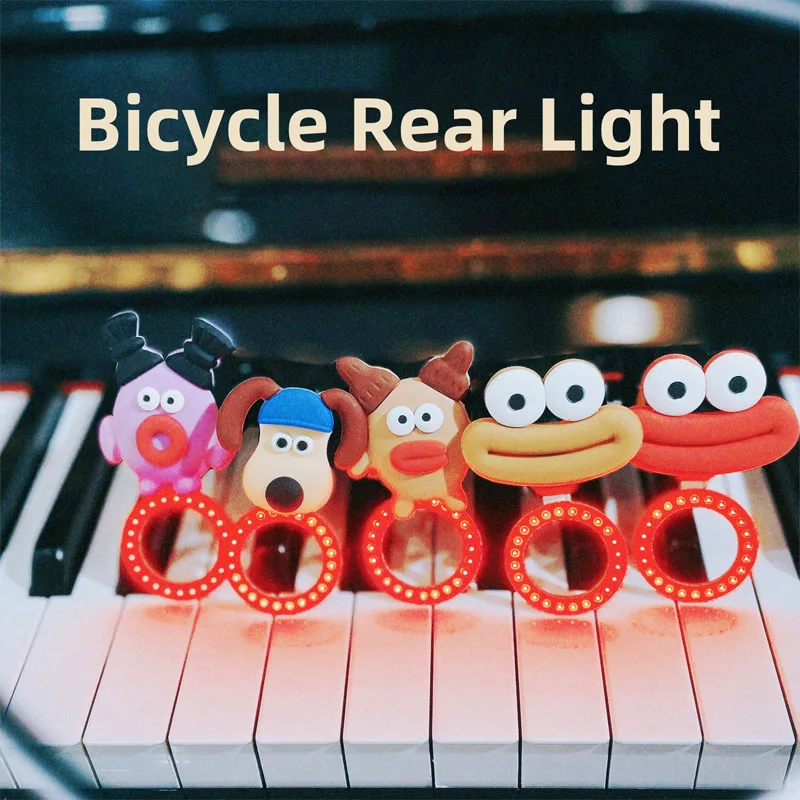 

Bike Rear Light Photon Drop Warning Lamp Waterproof Rechargeable LED Bicycle Taillight MTB Road Bike Cycling Photondrop Light