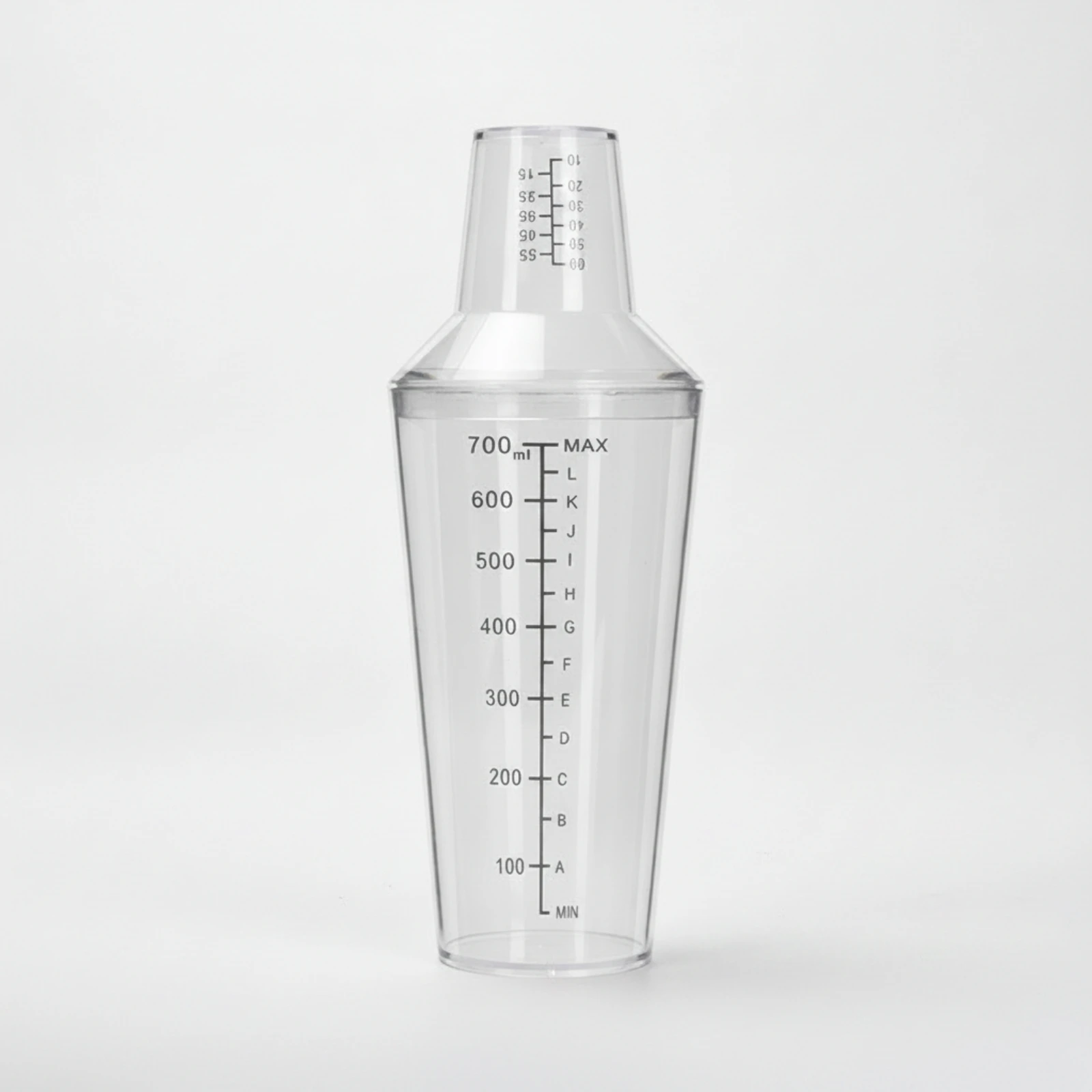 Car-Wash Mixing Cup Clear Measuring Shaker Cup 700ml Easy-to-Read for Auto Detailing, Garage