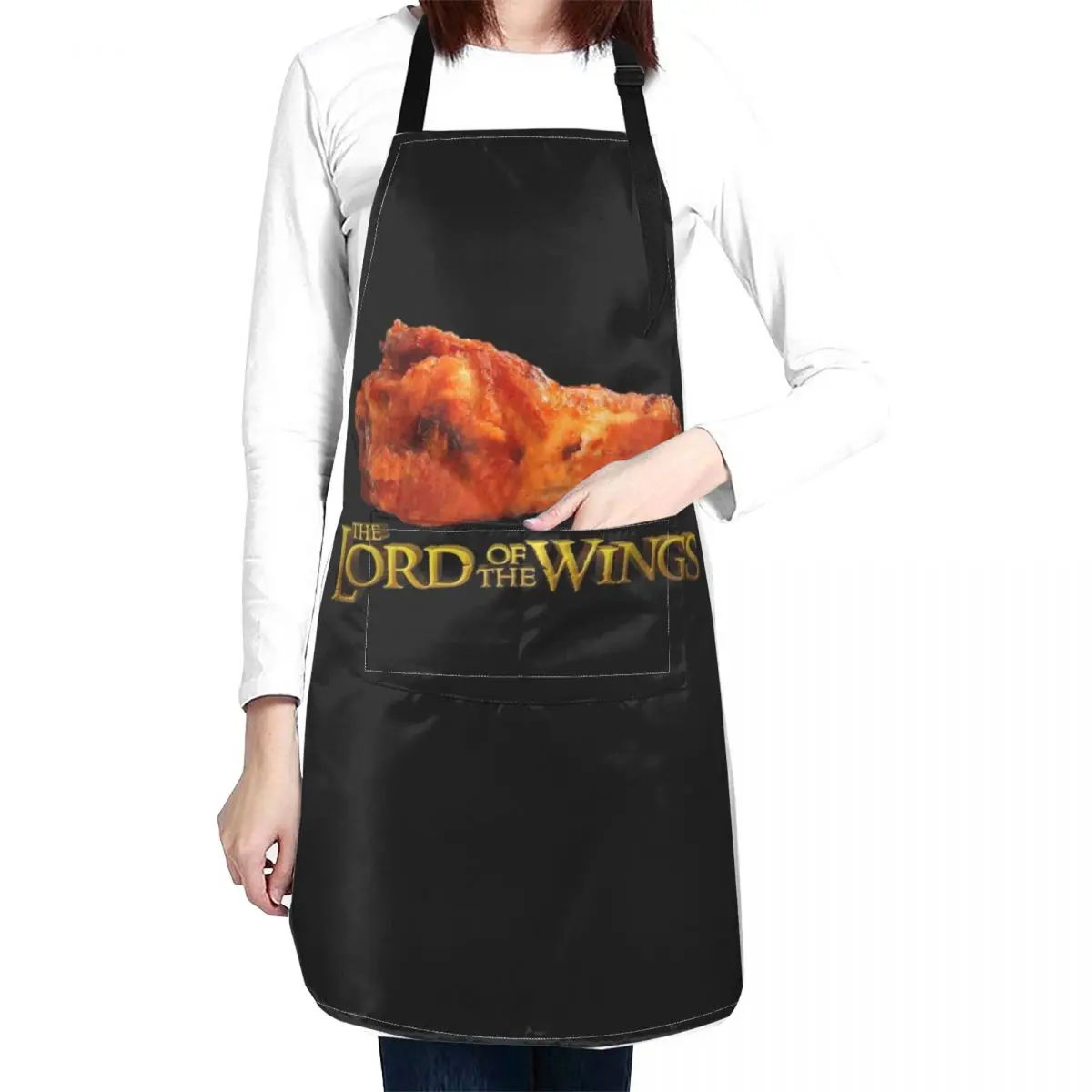 Lord of the Wings - Funny BBQ Chef Cook gift Chicken Wings Apron Funny Nursing manicurist Apron