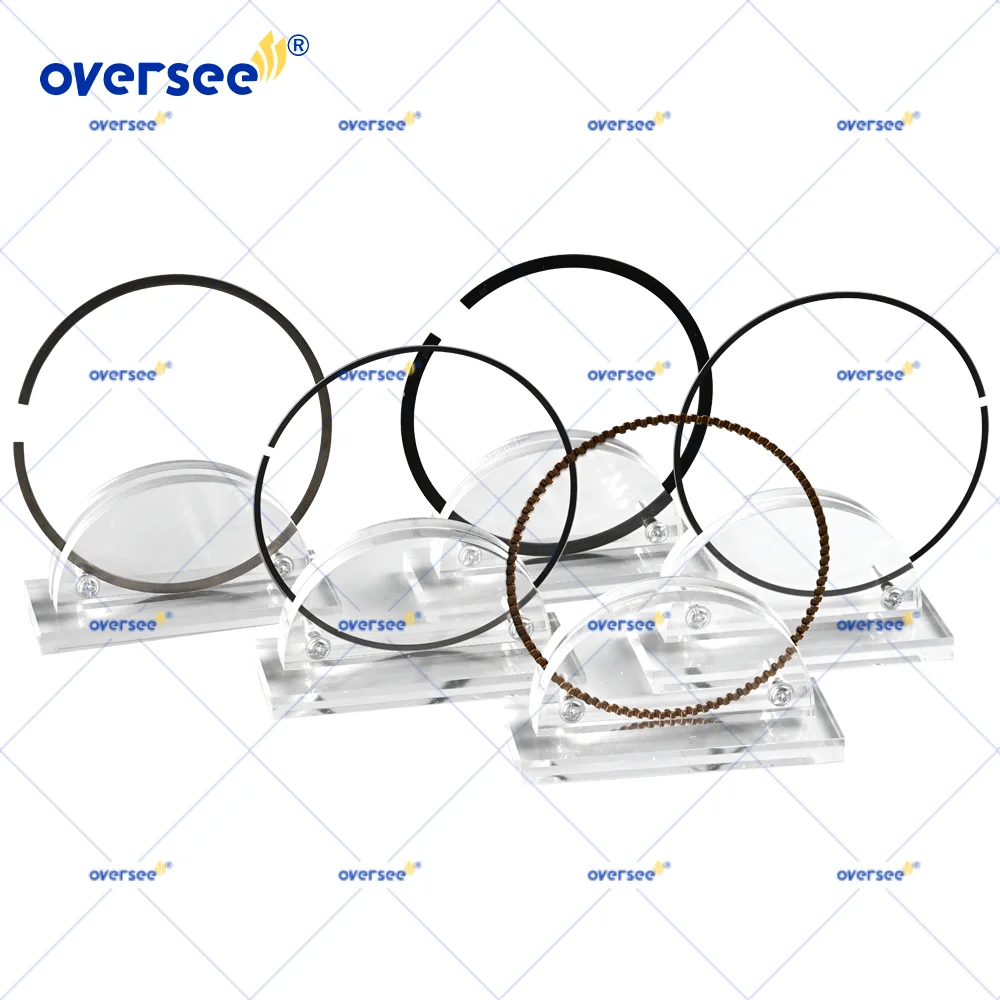 

Oversee 6S1-11604-00 Oversize Piston Ring Set (+025) for Yamaha 4 Stroke F200 250HP Outboard Engine 6S1-11604-00-00