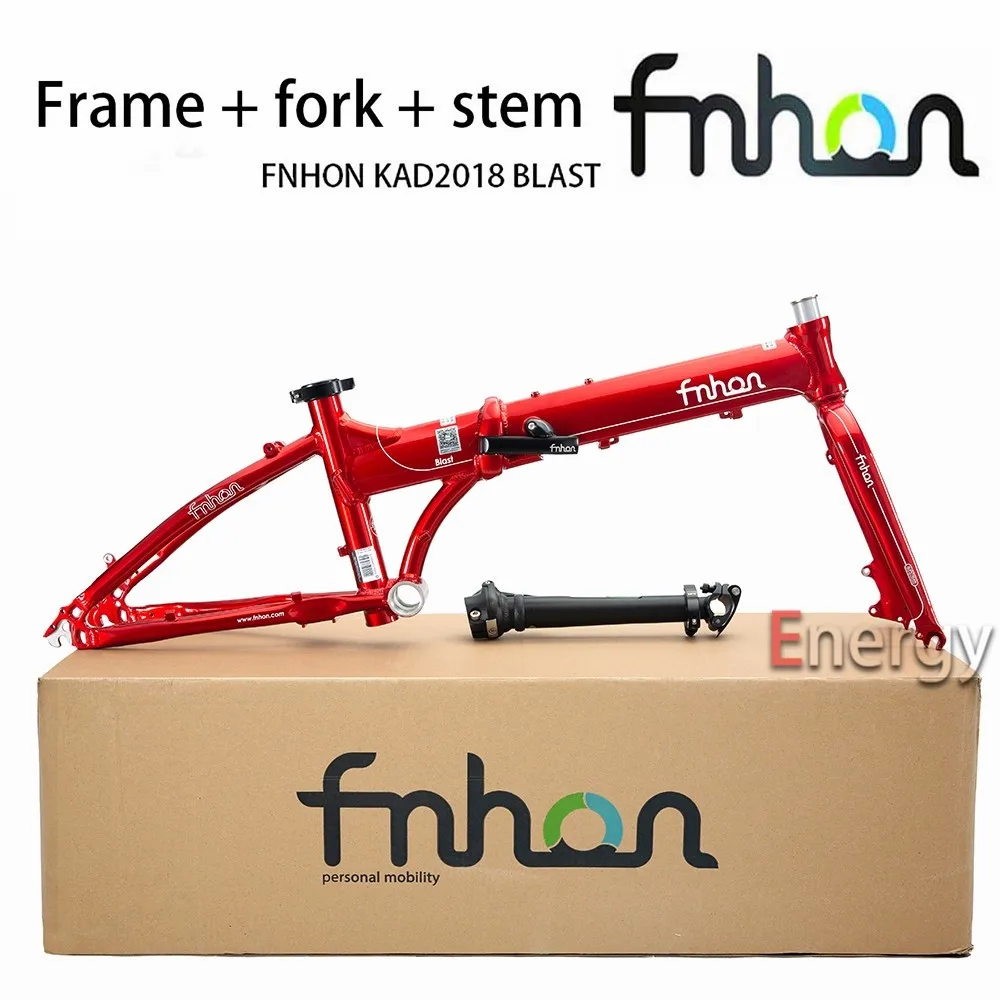 FNHON Disc brake Version Lift Bicycle blast frame 20 suits for double-cycle modification 20-inch P8 SP18 aluminium alloy