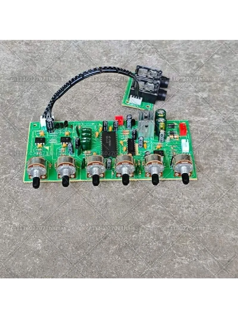 M65831 Digital Echo Preamp Board Karaoke Microphone Amplifier Multi-function Audio Tone Tuning Circuit Board