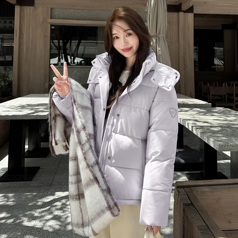 

Парки женские для девочек короткие зимние джинсовые наполненные многофункциональные на молнии с изоляцией широкий эластичный подол износостойкая техническая одежда