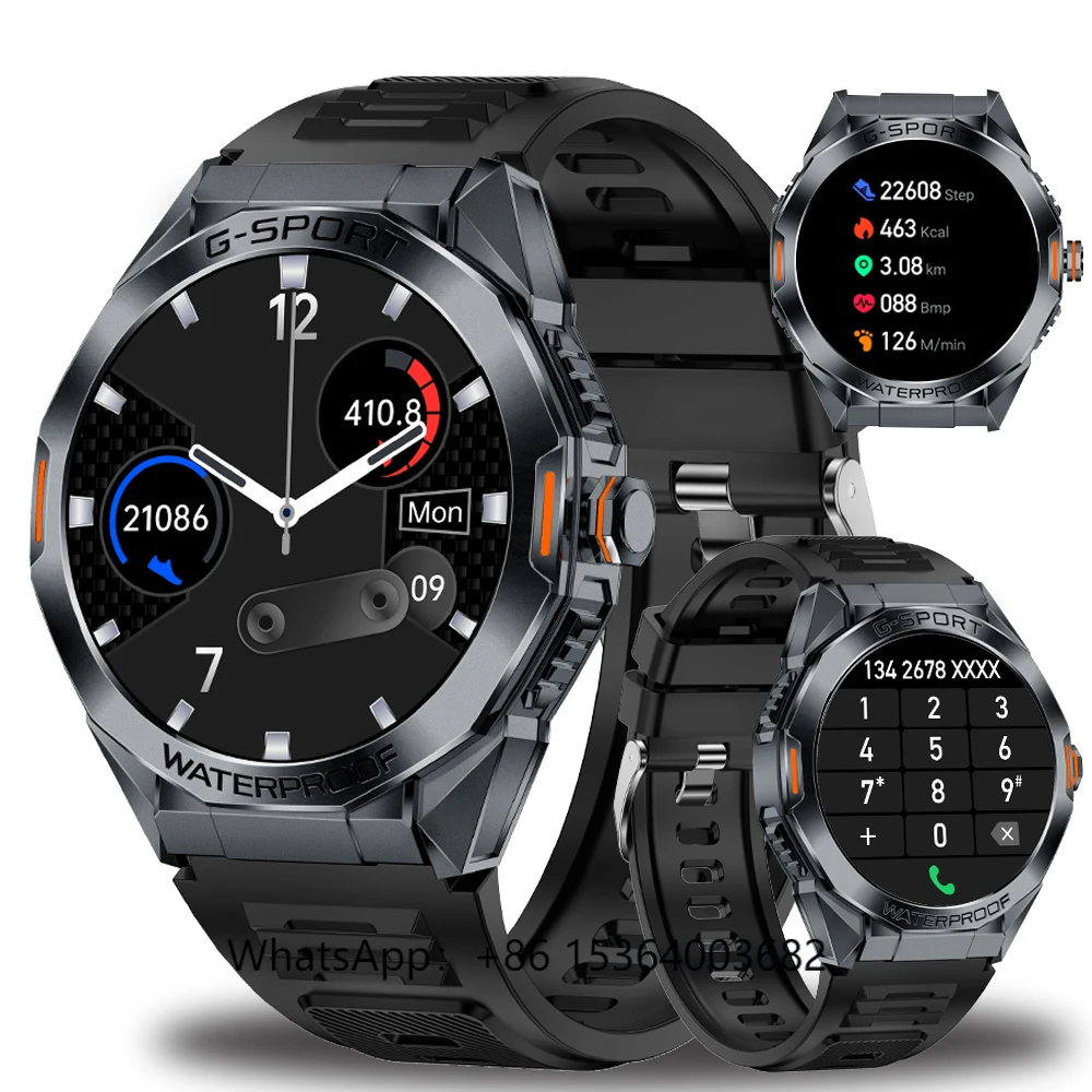 

TJXL-SENBONO H89 New Smartwatch Men HD Big Screen BT Calls Water Proof 350mAh Big Battery Men Sports Fitness Tracking Smart Wat