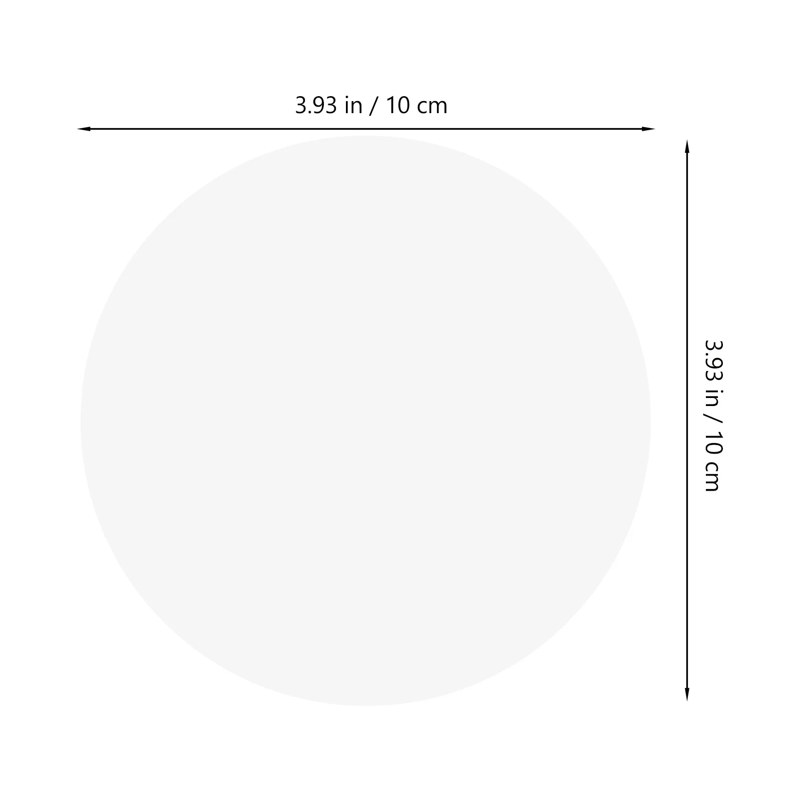 10pcs Round Disc Gasket Clear Acrylic Sheets For Diy Crafts Plastic Circles Table Protector Clay Tools Teaching Aids