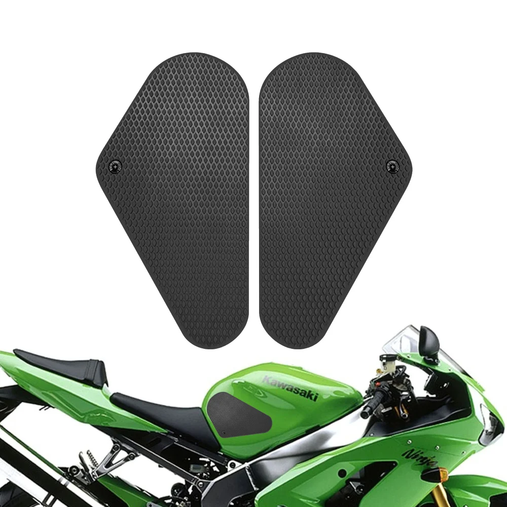 Motorcycle Tank Traction Pad Anti Slip Sticker Gas Knee Grip Protector For Kawasaki ZX6R 636 ZX9R 2000 2001 2002 2003 2004