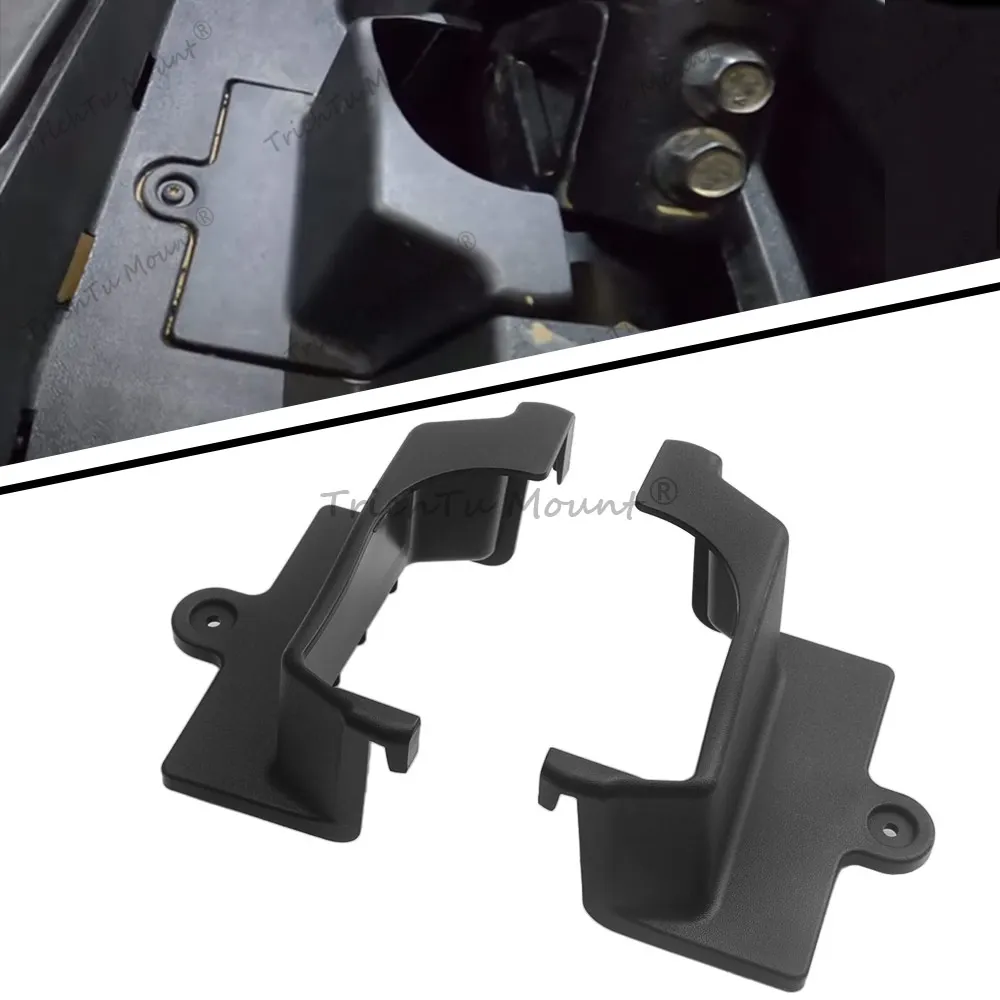 1 Pair Shock Reservoir Panel Left And Right Shock Reservoir Panel Cover Compatible With Polaris Rzr Xp 2015-2018 Plastic Black
