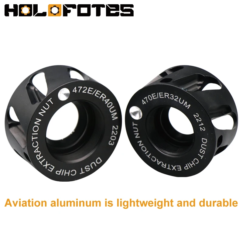 Spindle Dust Removal Nut OZ25 ER20UM ER25UM ER32UM ER40UM Free Wrench 24000RPM Spindle Dust Extractor Nut for CNC Router