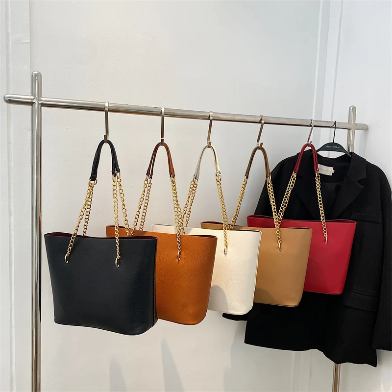 Fashion Big Tote Bags for Women Simple Ladies Hand Bags Soft Leather Purses and Handbags New Elegant Shoulder Bag Women Designer