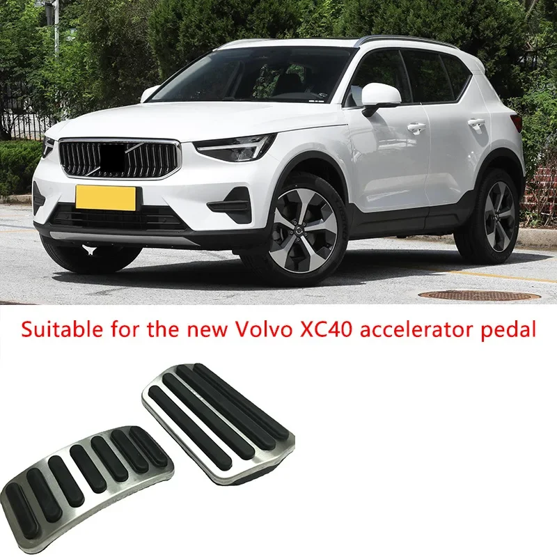 

For Volvo the new XC40, featuring a non perforated accelerator pedal, brake pedal, and foot pedal