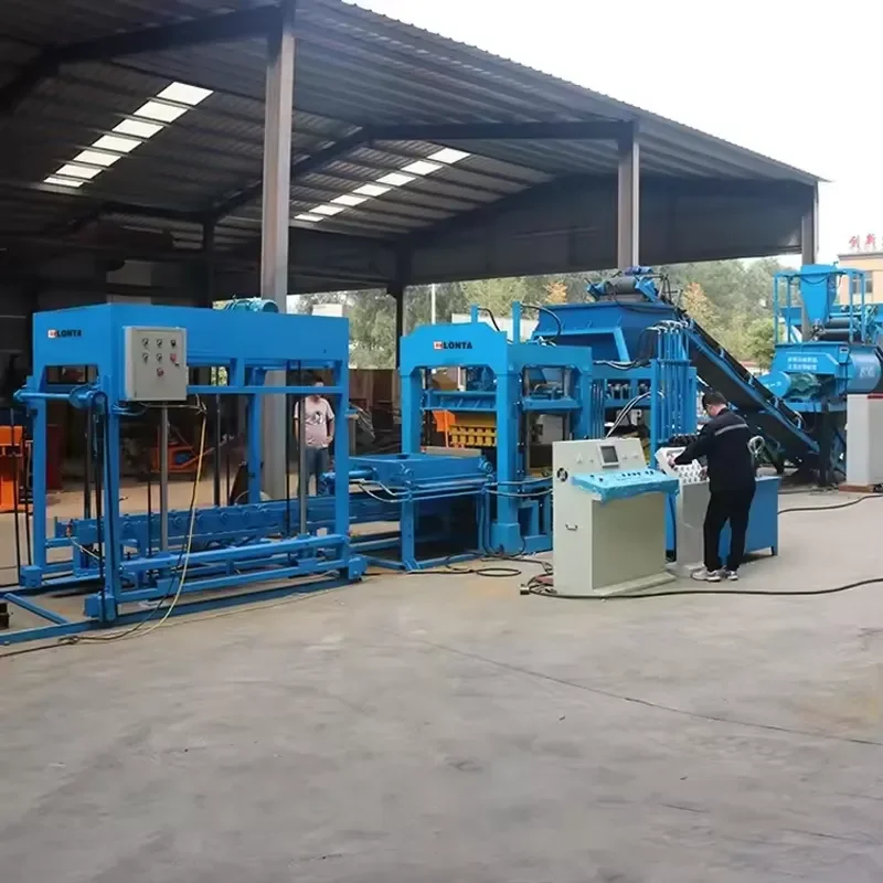 LONTA QT5-15 Fully Automatic Block Machine 6 8 Inch Hydraulic Interlock Hollow Interlock Paver Mould Cement Block Making
