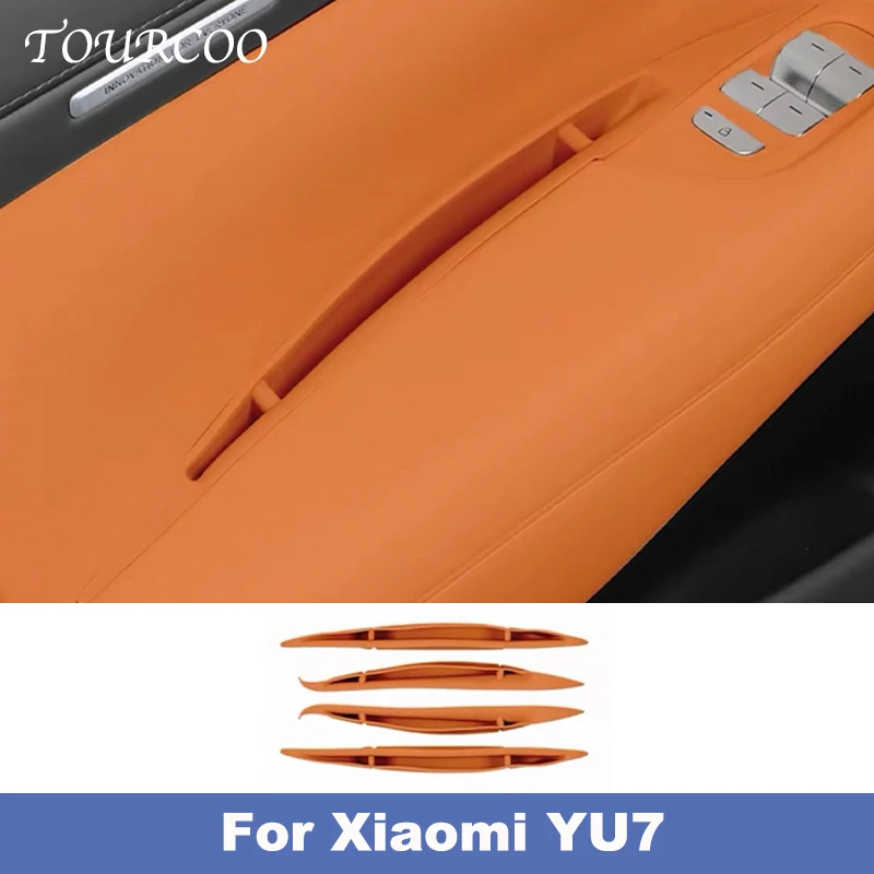 

For Xiaomi YU7 2025 2026 Car Door Handle Groove Silicone Storage Box Interior Accessories