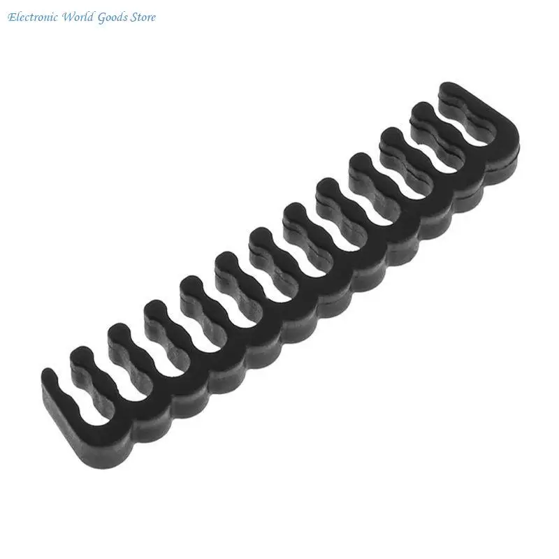 A3PD PP Cables Comb Clamp Clip Dresser for 2.5-3.2mm Power Cables 16Pcs