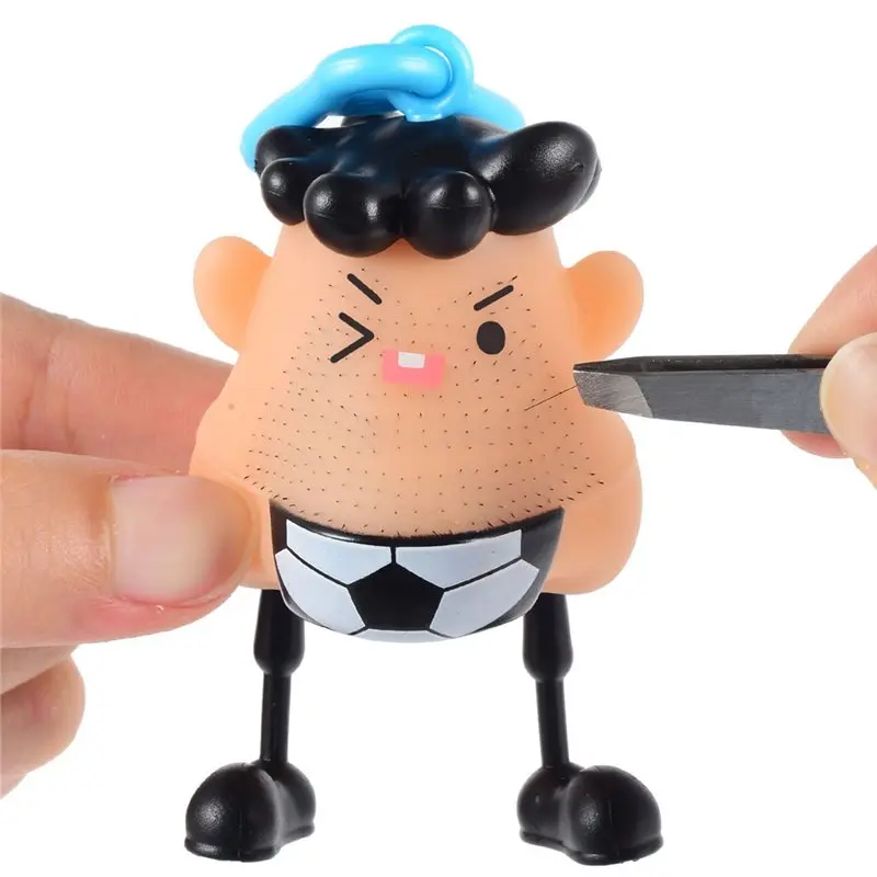 B78B-Relaxation Keychain Stress Relief Blackhead Picking Fun Quirky Jewelry Accessory Busting Pendant 1