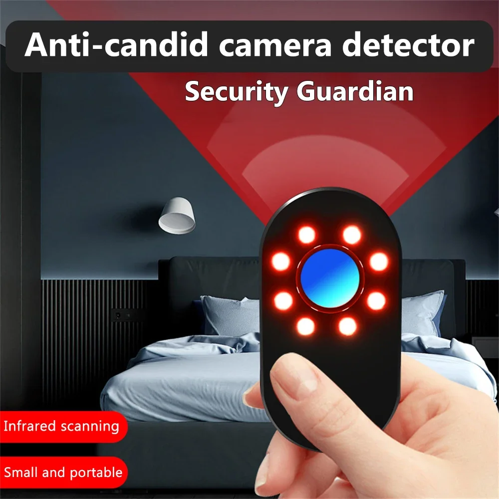 Mini Anti-Openhartige Camera Detector Reizen Hotel Handheld Anti Gluren Diefstal Alarm Infrarood Detector Beveiliging Sensor