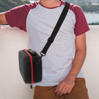 Digital Storage Bag Black Small Protective Camera Organizer Pouch Durable Case Foam Padded Travel Outdoor Camera Bags