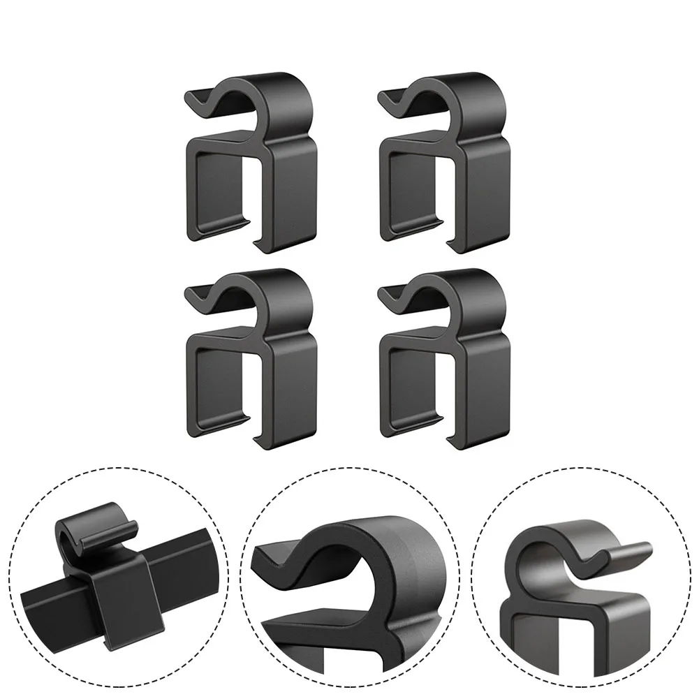 4PCS Microphone Clip /Stand Cable Clips Flexible /Bracket Clamp Mount For PC Desktop Fixing Clamp /Wire Organizers Stand