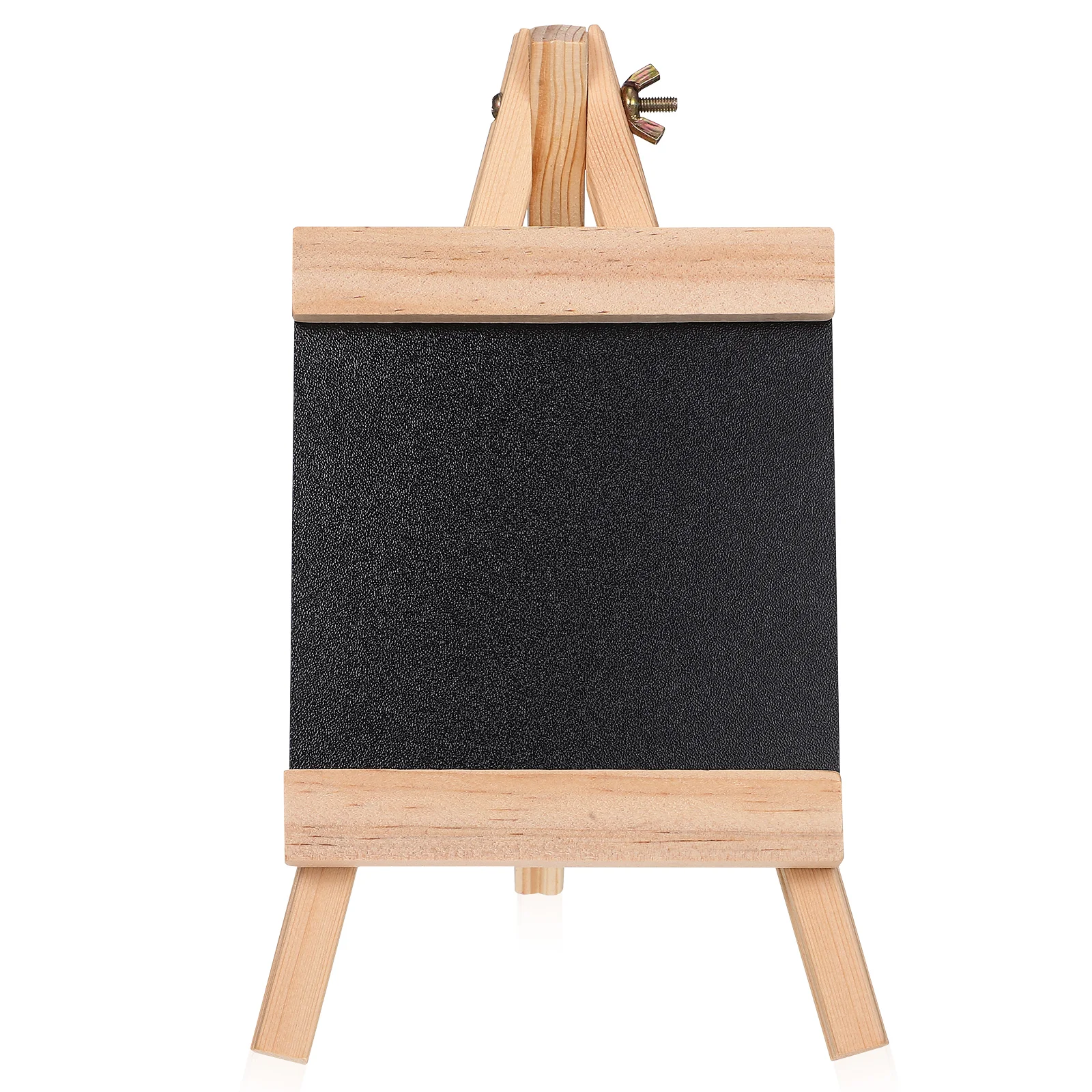 Small Chalkboard Sign Signs for Food Table Pastel Pencils Pens Easel Wooden Office